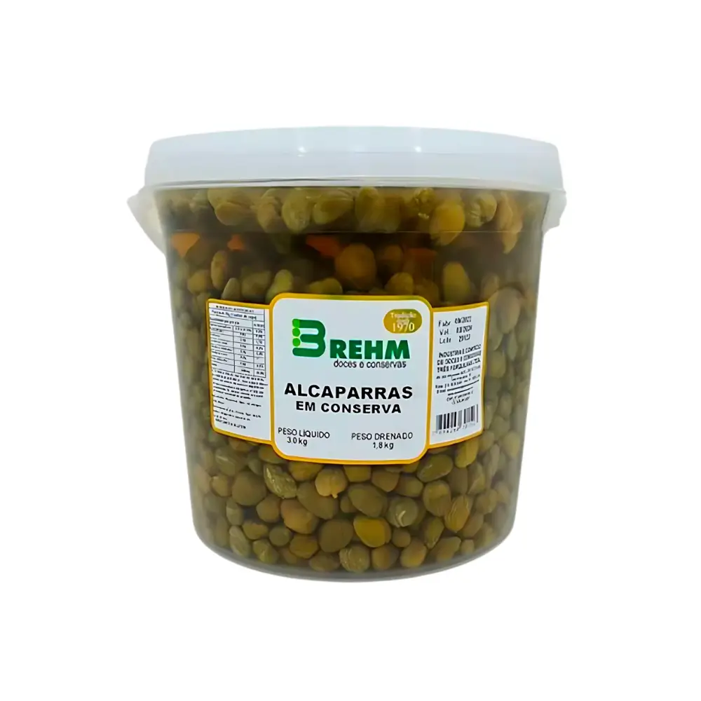 ALCAPARRAS EM CONSERVA BREHM 1,01KG ALCAPARRAS EM CONSERVA BREHM 1,01KG