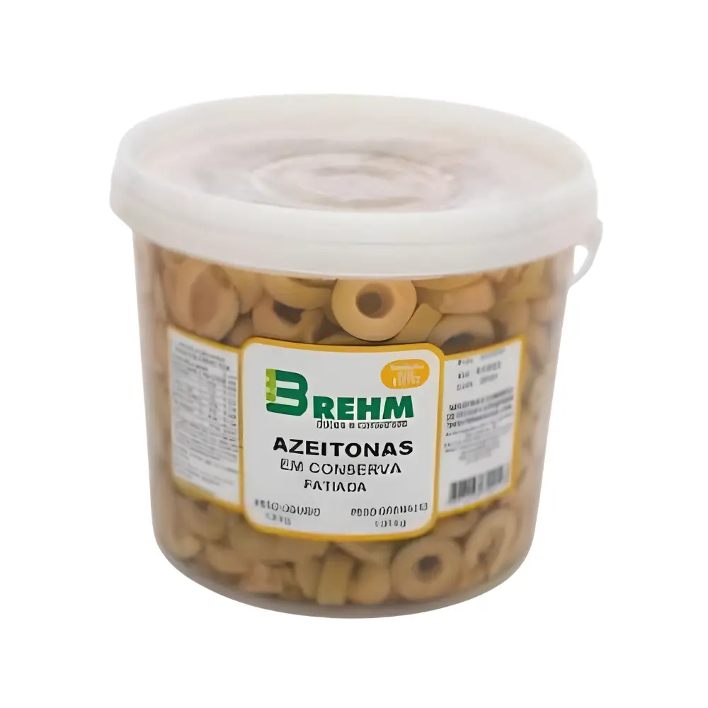 AZEITONAS FATIADAS VERDE BREHM 1,01KG AZEITONAS FATIADAS VERDE BREHM 1,01KG