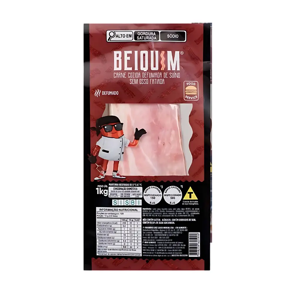 CARNE COZ. DEF DE SUINO BEIQUIM FAT 1KG JCW