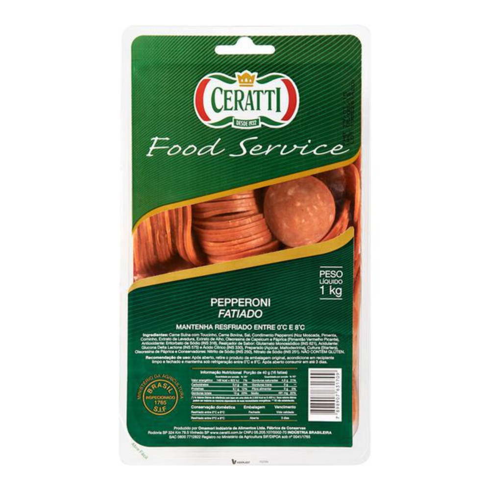 PEPPERONI FAT 1KG CERATTI